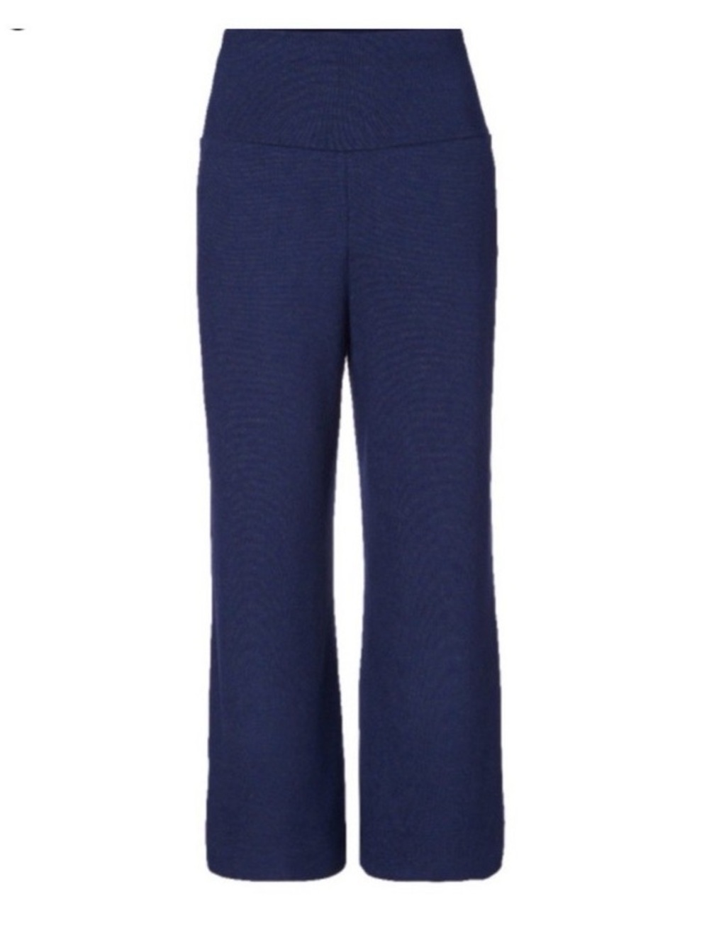 Cabi Soft Cuddle Crop Pants Blue Wide Leg Lounge Style 4447 Size Medium